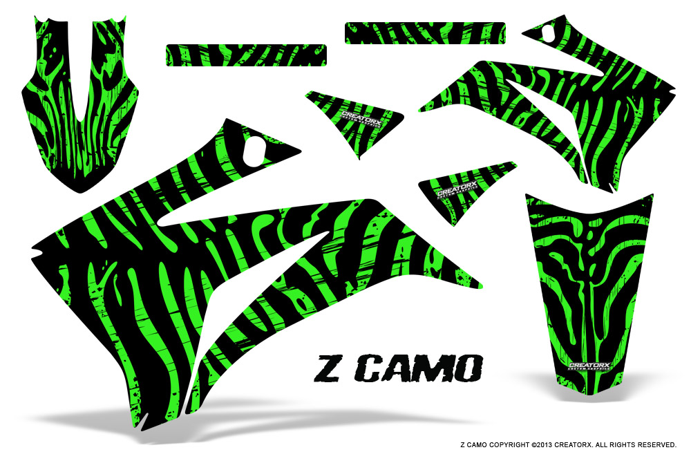 Yamaha TTR 125 08-12 Graphics Kit ZCamo Green